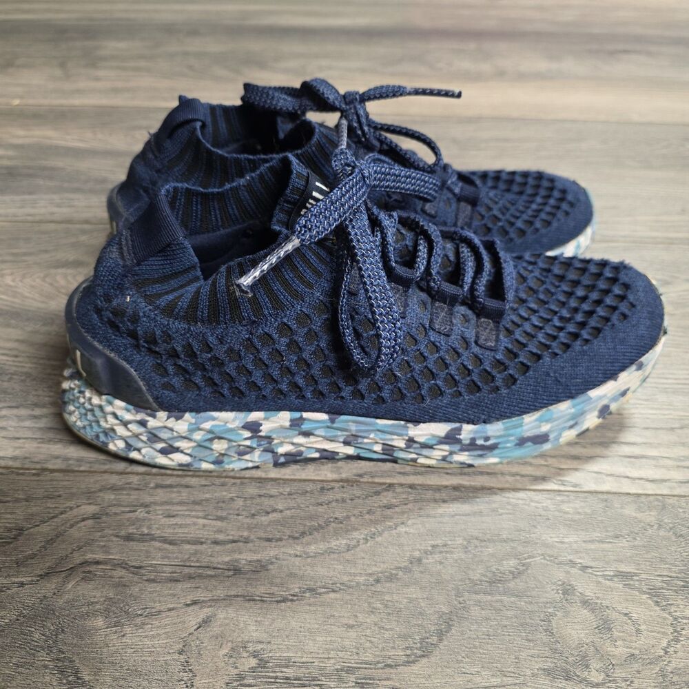 Nobull All-day Knit Knit Sneaker Blue Camo Size 8